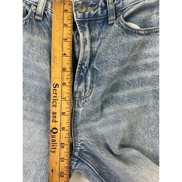 American Eagle Relaxed Mom Jeans Women’s 4 Regular Light Wash 100% Cotton Denim - Picture 8 of 9